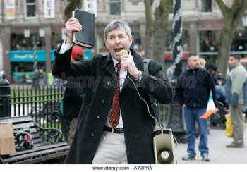 pastor street preaching